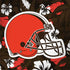 NFL Cleveland Browns Tropical Print MacBook Skins