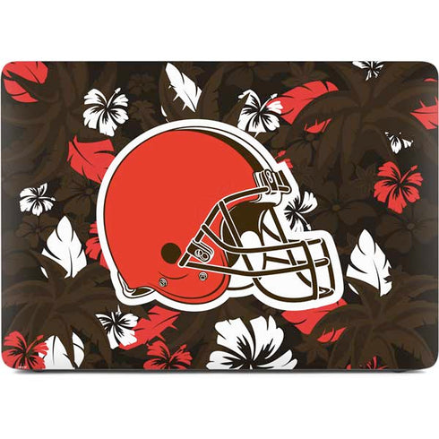 NFL Cleveland Browns Tropical Print Apple MacBook Pro 16-inch Skin