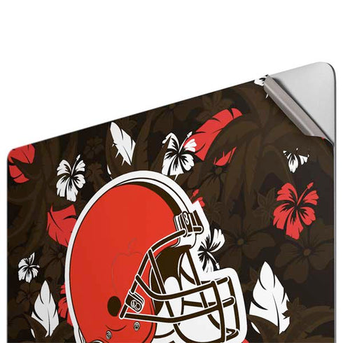 NFL Cleveland Browns Tropical Print Apple MacBook Pro 16-inch Skin