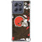 NFL Cleveland Browns Tropical Print Moto G 5G (2025) Clear Case
