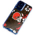 NFL Cleveland Browns Tropical Print Moto G 5G (2024) Clear Case