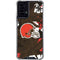 NFL Cleveland Browns Tropical Print Moto G Power 5G (2024) Clear Case
