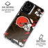 NFL Cleveland Browns Tropical Print Moto G Power 5G (2024) Clear Case