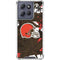 NFL Cleveland Browns Tropical Print Moto G Stylus 5G (2025) Clear Case