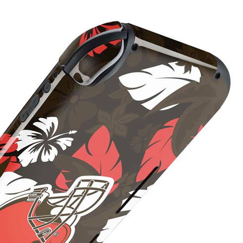 NFL Cleveland Browns Tropical Print Nintendo Switch Lite Skin