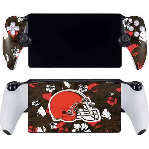 NFL Cleveland Browns Tropical Print PlayStation PS5 Skins