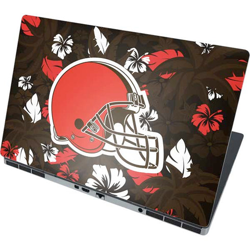 NFL Cleveland Browns Tropical Print Dell Precision Skin