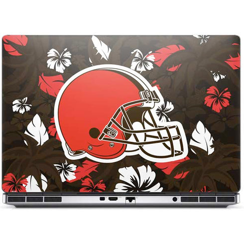 NFL Cleveland Browns Tropical Print Dell Precision Skin
