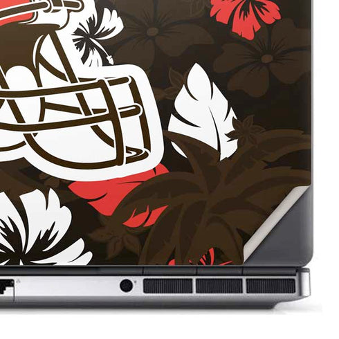 NFL Cleveland Browns Tropical Print Dell Precision Skin