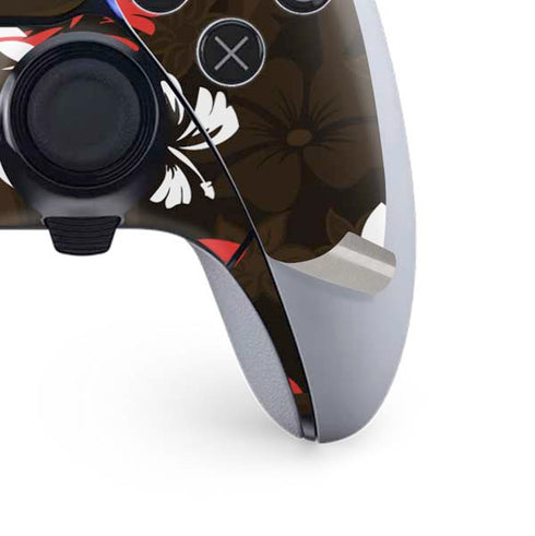 NFL Cleveland Browns Tropical Print PS5 DualSense Edge Pro Controller Skin