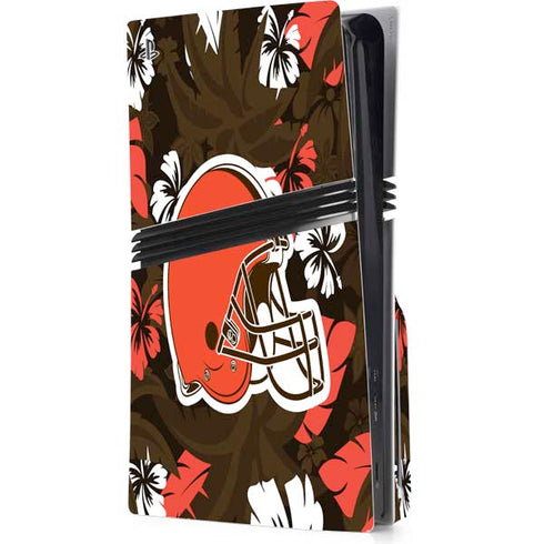 NFL Cleveland Browns Tropical Print PlayStation PS5 Skins