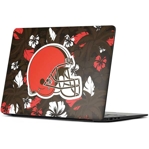 NFL Cleveland Browns Tropical Print Surface Laptop 7 15in Skin