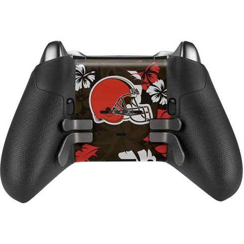 NFL Cleveland Browns Tropical Print Xbox Elite Wireless Controller Series 2 Skin