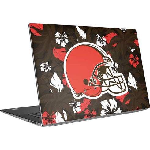 NFL Cleveland Browns Tropical Print Dell XPS Skin