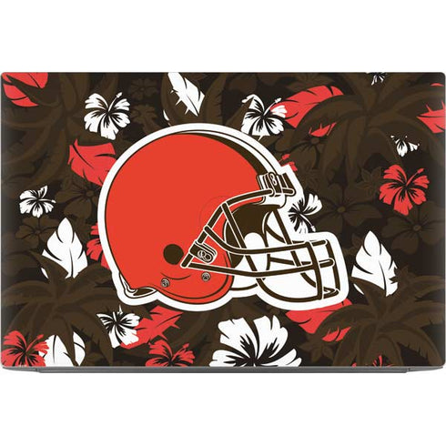 NFL Cleveland Browns Tropical Print Dell XPS Skin