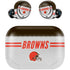 NFL Cleveland Browns White Striped Amazon Echo Buds Skin