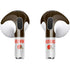 NFL Cleveland Browns White Striped Apple AirPods (3rd Gen 2021) Skin