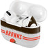 NFL Cleveland Browns White Striped Apple AirPods Pro Skin