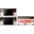 NFL Cleveland Browns White Striped Nintendo Skins