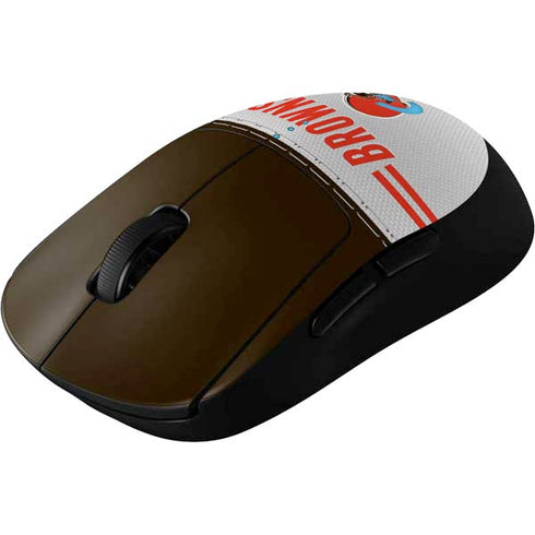 NFL Cleveland Browns White Striped G Pro Wireless Gaming Mouse Skin
