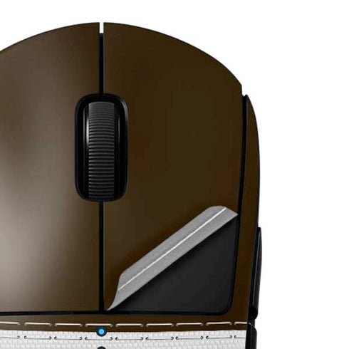 NFL Cleveland Browns White Striped G Pro Wireless Gaming Mouse Skin