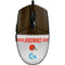 NFL Cleveland Browns White Striped G203 Prodigy RGB Wired Gaming Mouse Skin