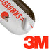NFL Cleveland Browns White Striped Galaxy Buds Plus Skin