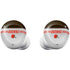 NFL Cleveland Browns White Striped Galaxy Buds Plus Skin