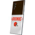 NFL Cleveland Browns White Striped Galaxy Note 10 Plus Skin