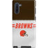 NFL Cleveland Browns White Striped Galaxy Cases