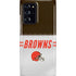 NFL Cleveland Browns White Striped Galaxy Cases