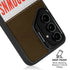 NFL Cleveland Browns White Striped Galaxy S24 Kickstand Case