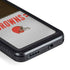NFL Cleveland Browns White Striped Galaxy S24 Waterproof Case