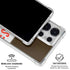 NFL Cleveland Browns White Striped Galaxy S25 Ultra Clear Case