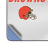 NFL Cleveland Browns White Striped Galaxy Z Fold5 5G Skin