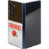 NFL Cleveland Browns White Striped Galaxy Z Fold6 Skin