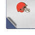 NFL Cleveland Browns White Striped Galaxy Z Fold6 Skin