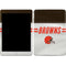 NFL Cleveland Browns White Striped Apple iPad Skin