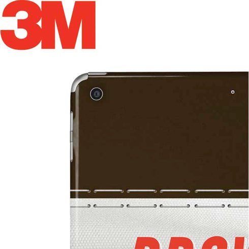 NFL Cleveland Browns White Striped Apple iPad Skin