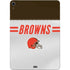NFL Cleveland Browns White Striped Apple iPad Air Skin