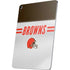 NFL Cleveland Browns White Striped Apple iPad Air Skin
