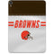 NFL Cleveland Browns White Striped Apple iPad Pro Skin