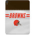 NFL Cleveland Browns White Striped Apple iPad Pro Skin
