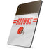 NFL Cleveland Browns White Striped Apple iPad Pro Skin