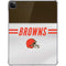 NFL Cleveland Browns White Striped iPad Pro 11in (2024) Clear Case