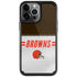 NFL Cleveland Browns White Striped iPhone Cases