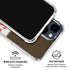 NFL Cleveland Browns White Striped iPhone 15 Clear Case