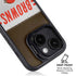 NFL Cleveland Browns White Striped iPhone 15 Kickstand Case