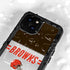 NFL Cleveland Browns White Striped iPhone 15 Plus Waterproof Case