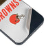 NFL Cleveland Browns White Striped iPhone 15 Skin